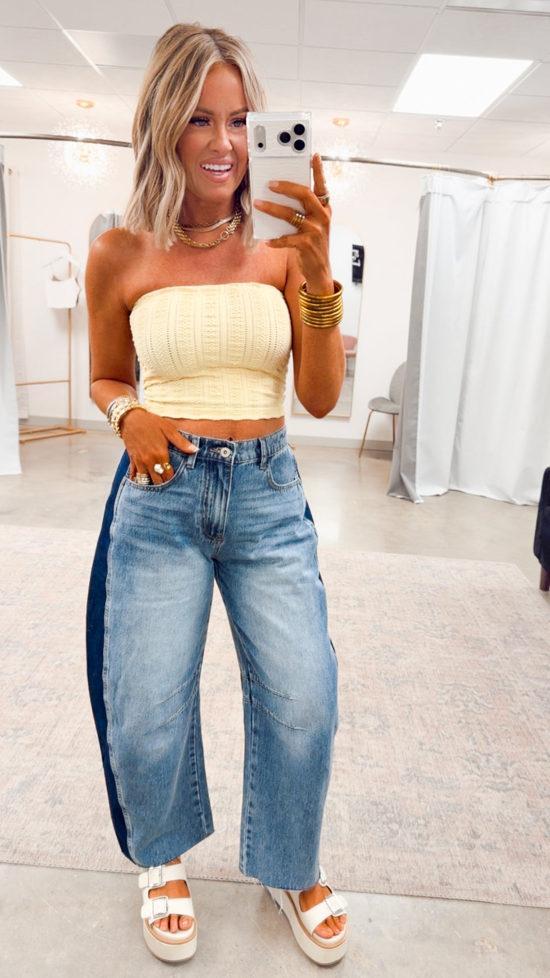 Soft Soleil Tube Top-Pale Banana