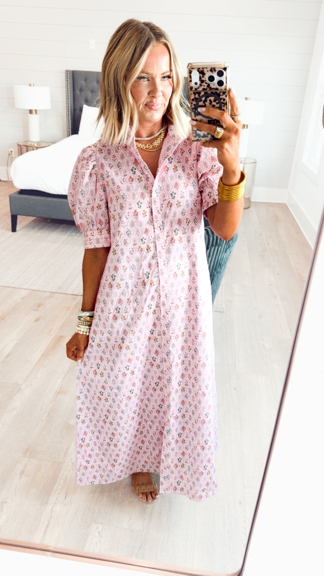 The Camellia Floral Midi Dress