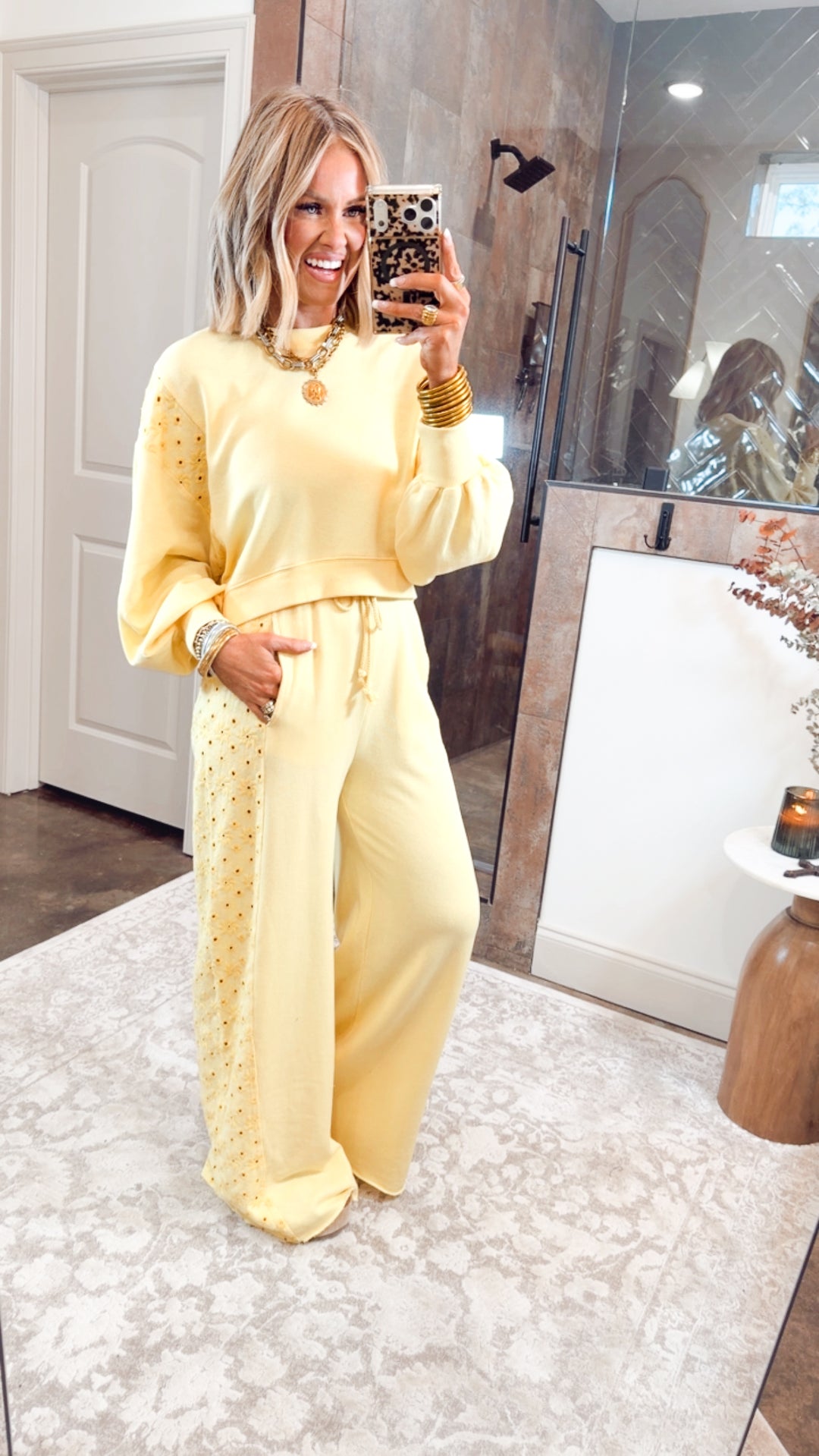 The Paloma Plush Set-Mellow Yellow