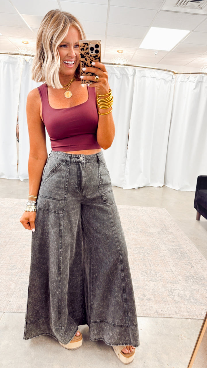Nico Ultra Wide Leg Carpenter Pants