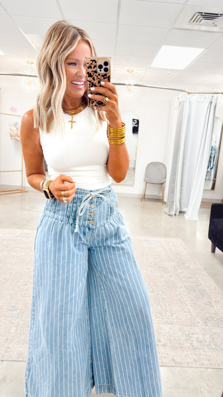 Paloma Striped Wide Leg Pants