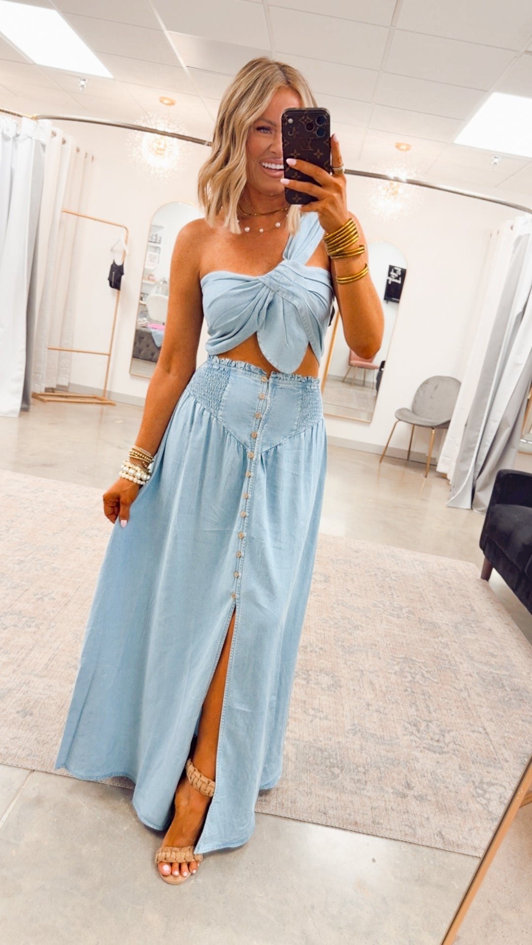 The Laguna Bay Set-Chambray