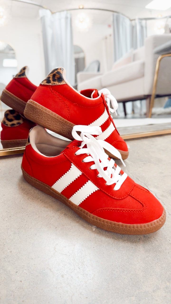 Corkys Heads Up Sneaker-Red