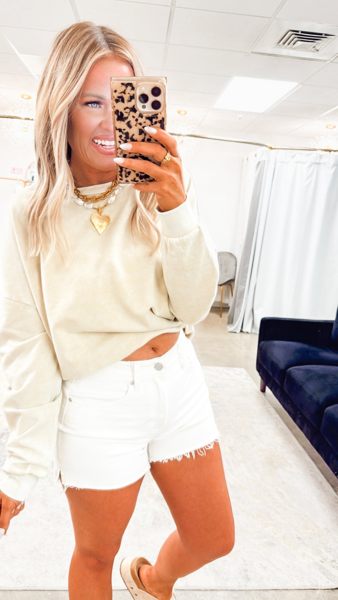 Washed Side Split Knit Top-Oatmeal