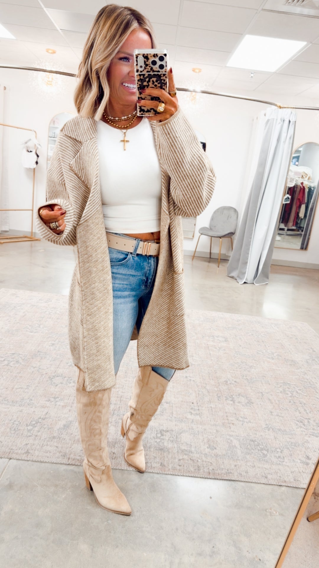 The Sutton Open Front Coat