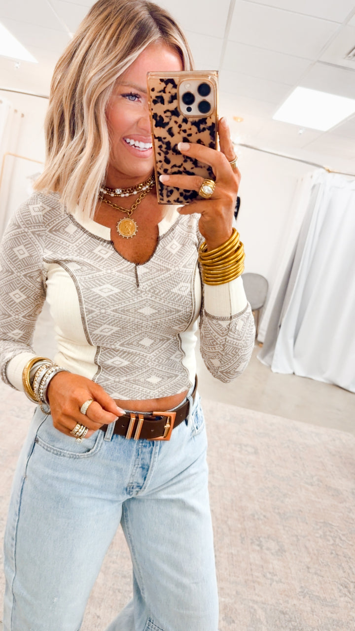 The Signature Square Belt-Brown