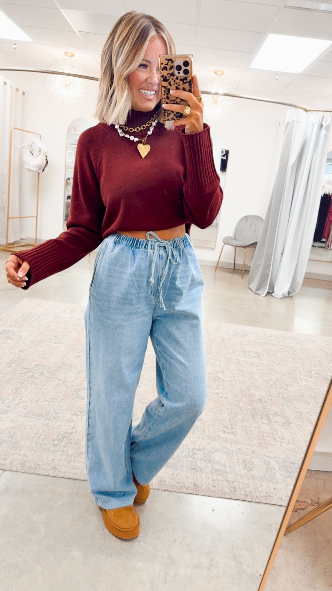 Lexington Relaxed Pants-Denim