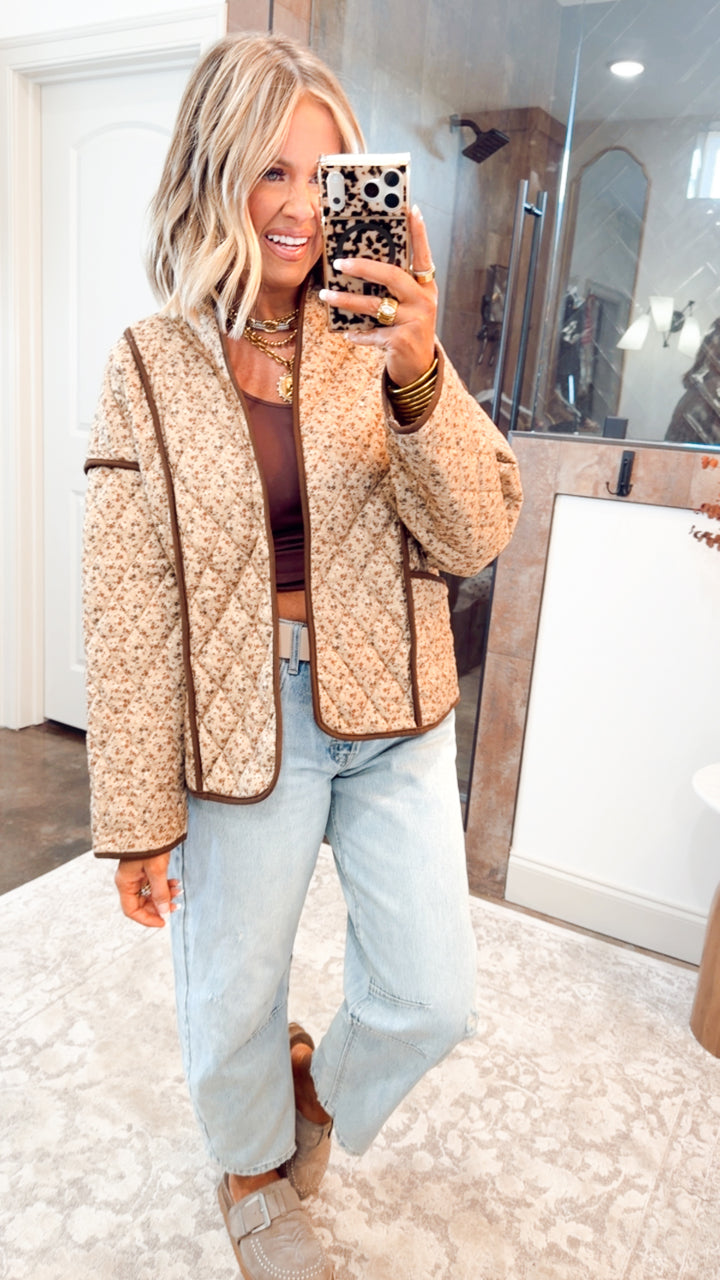 The Harvest Bloom Quilted Jacket