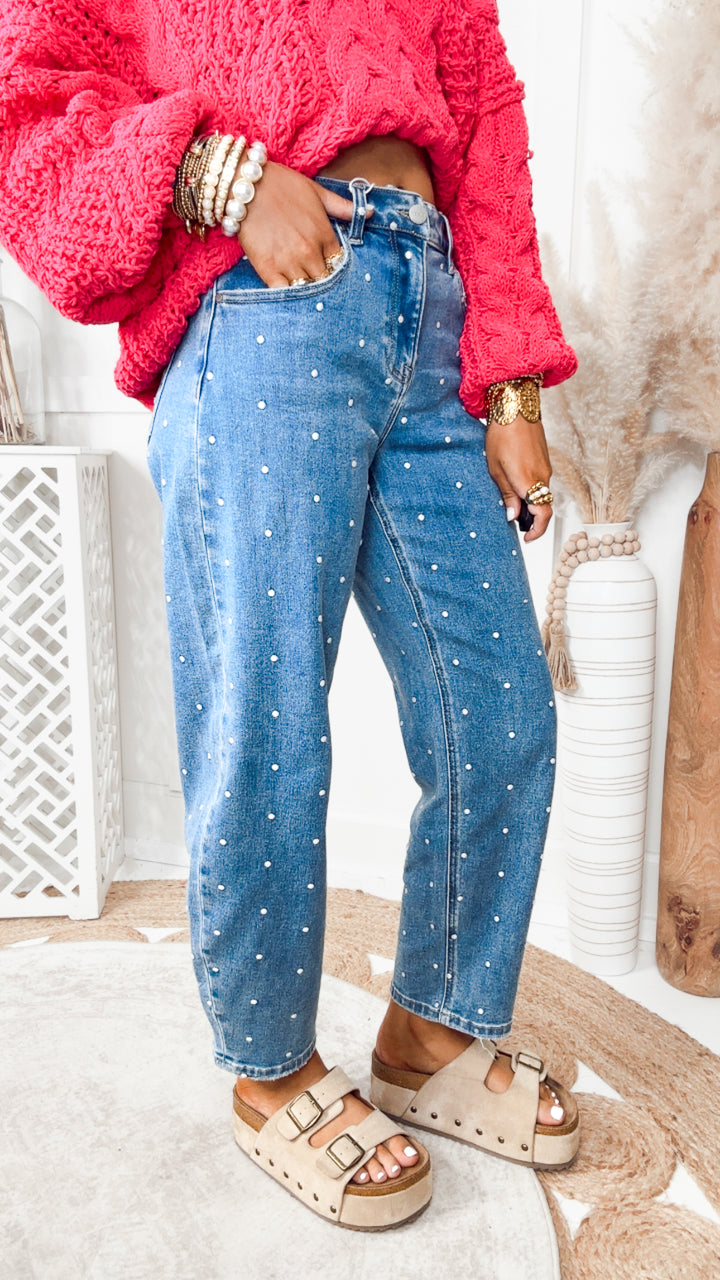 The Dot & Denim Barrel Jean