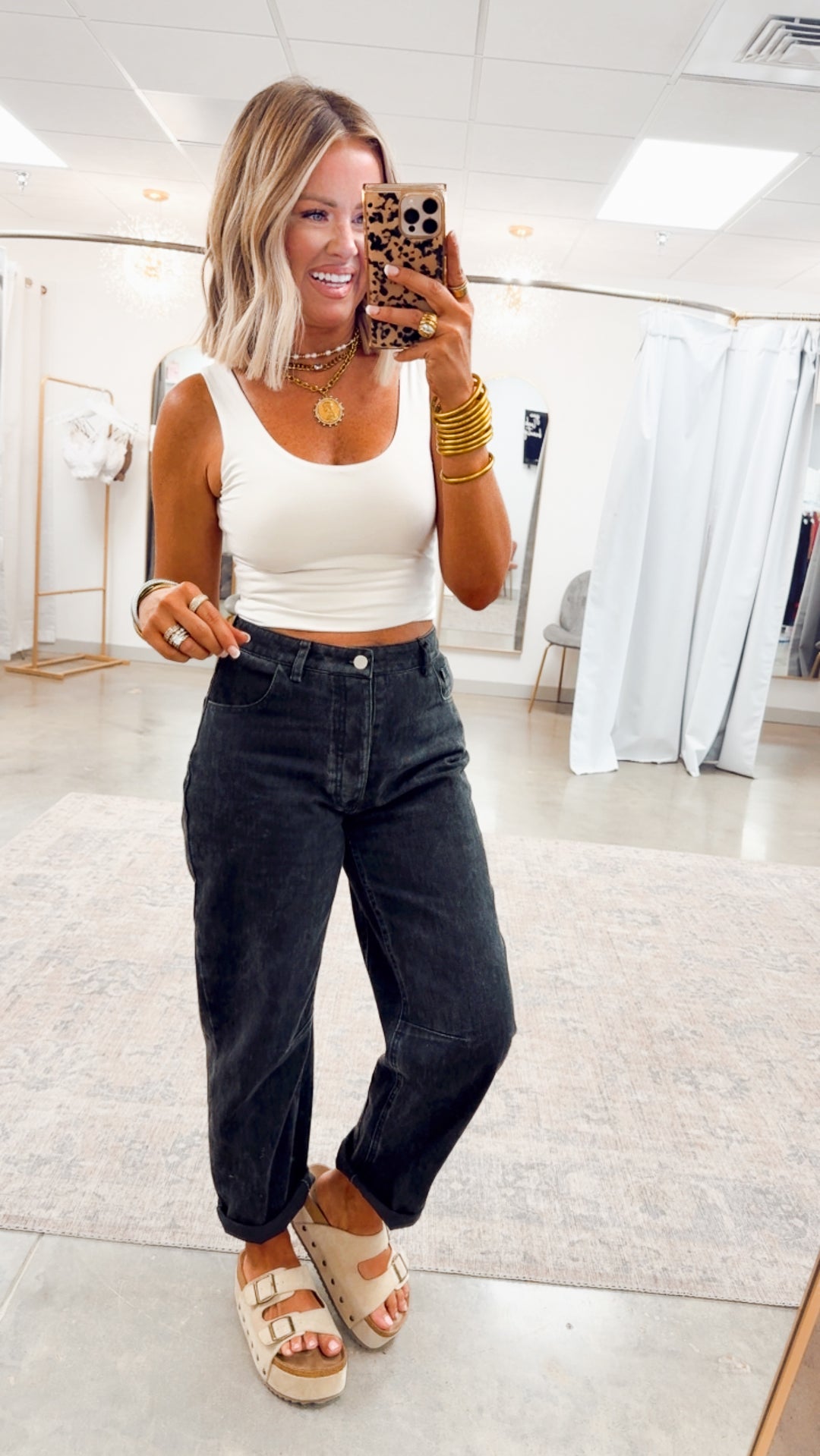 Butter Basic Tank-Beige
