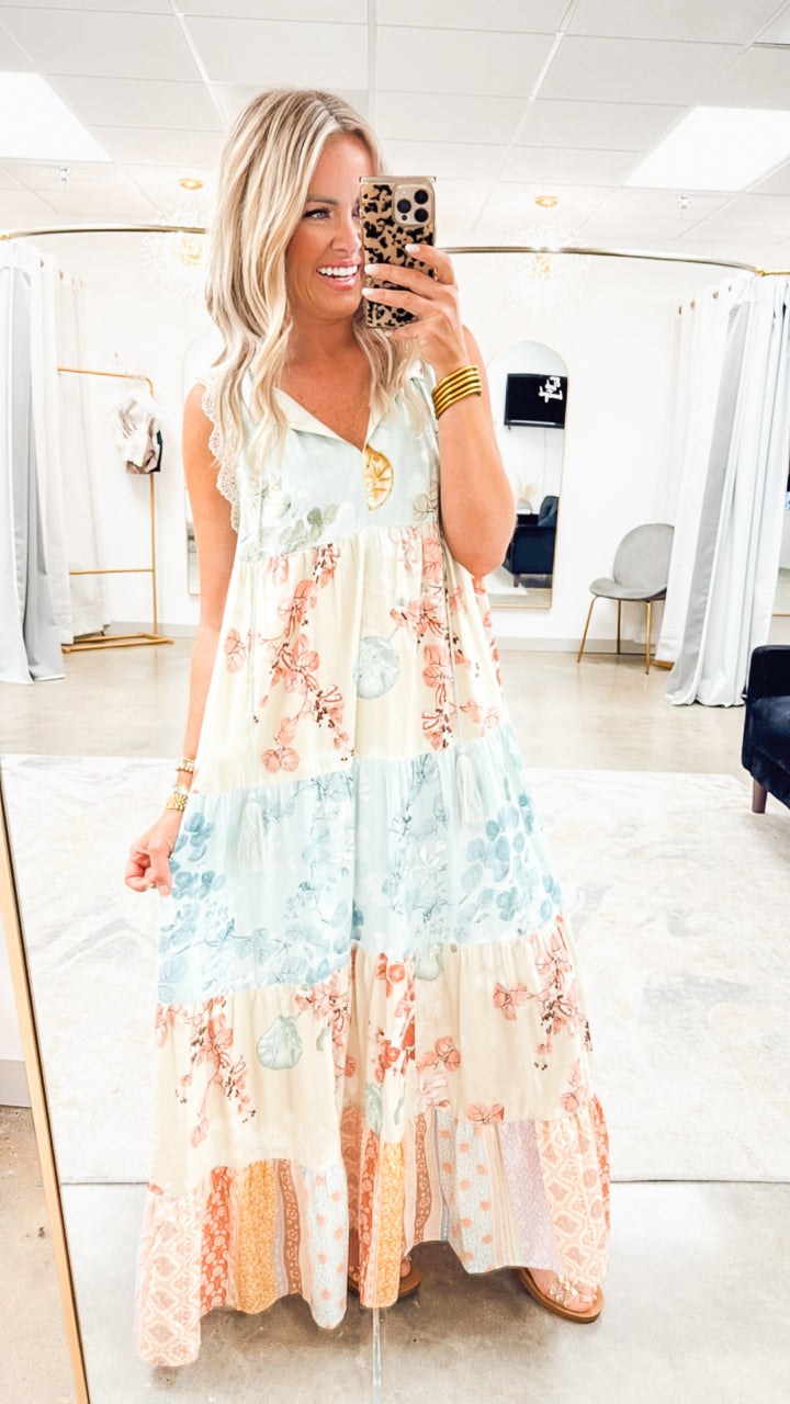 Patchwork Petal Dress