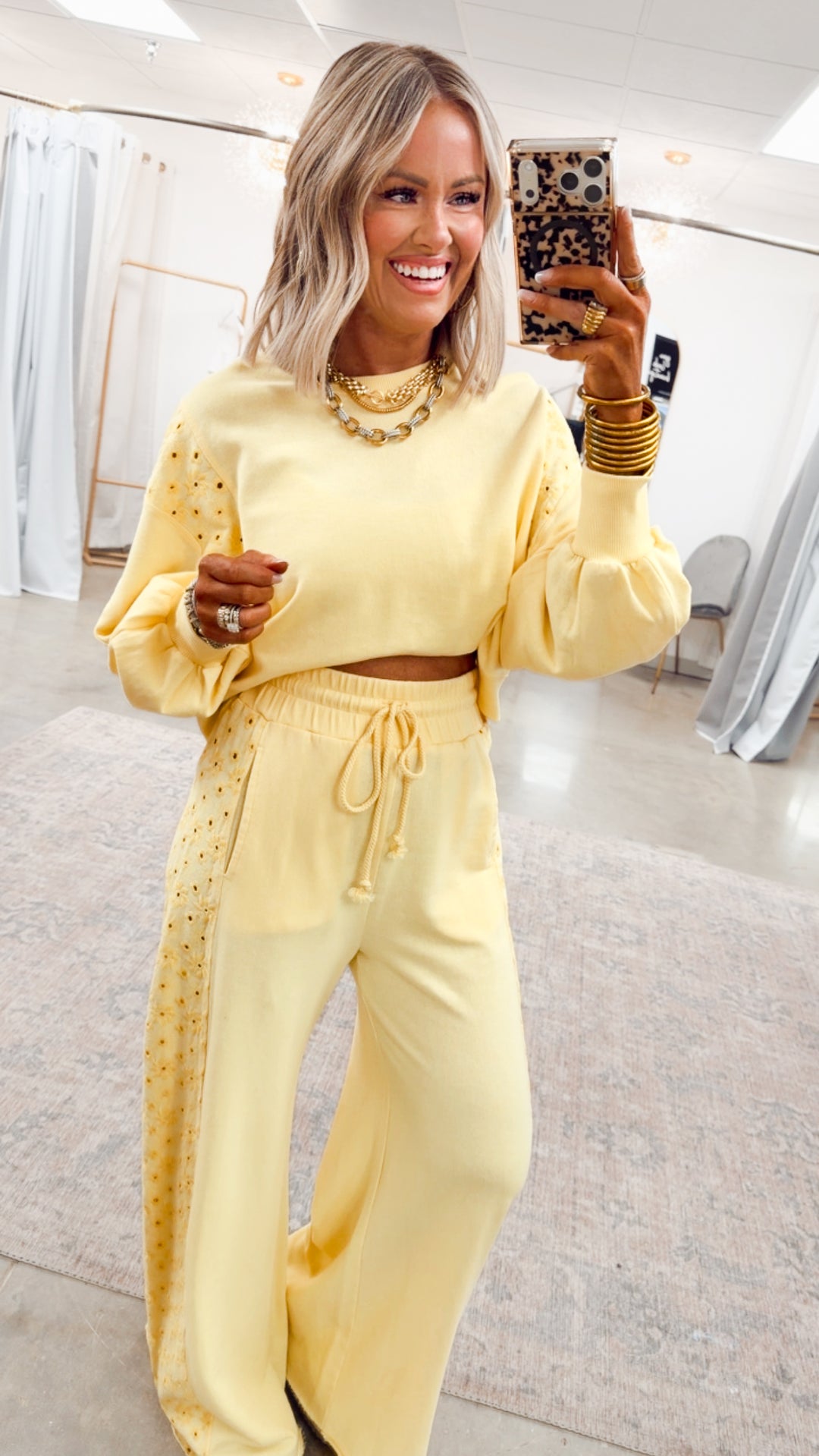 The Paloma Plush Set-Mellow Yellow