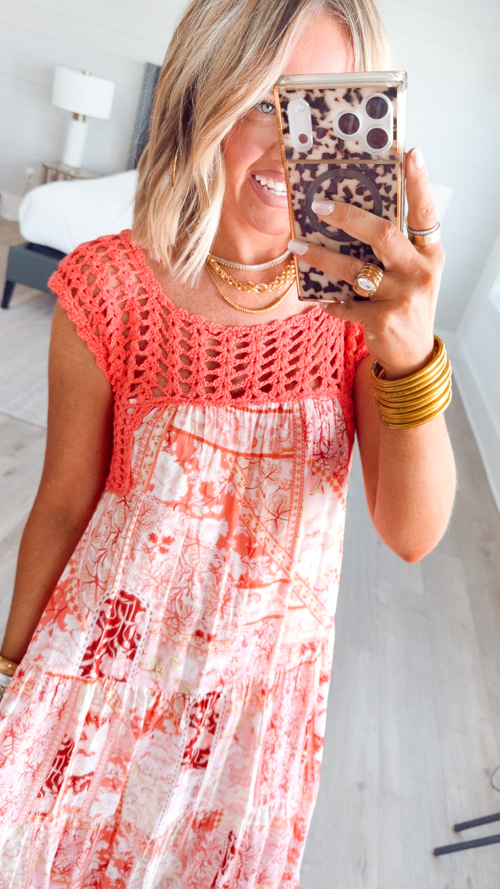Wren Boho Crochet Maxi