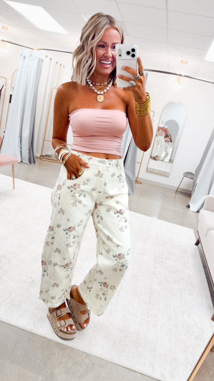 The Bare Necessity Tube Top-Pink