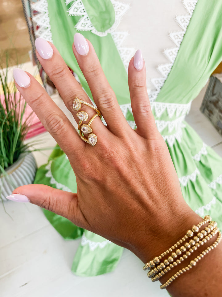 Sorray Gold Wrap Cocktail Ring