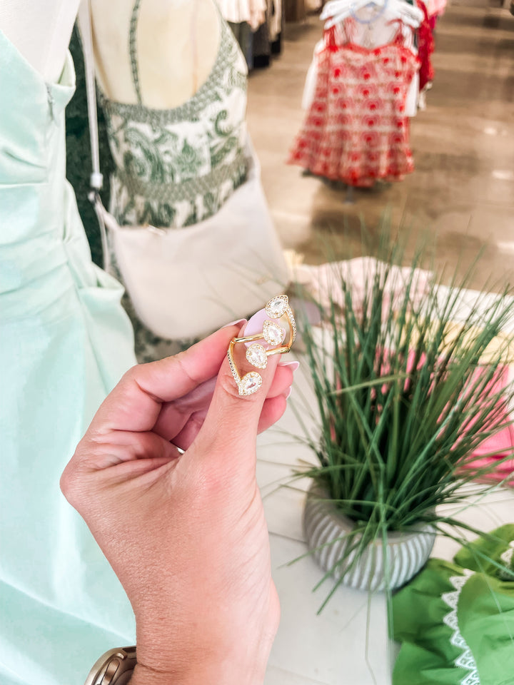 Sorray Gold Wrap Cocktail Ring
