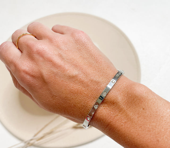 Glam Bangle Silver