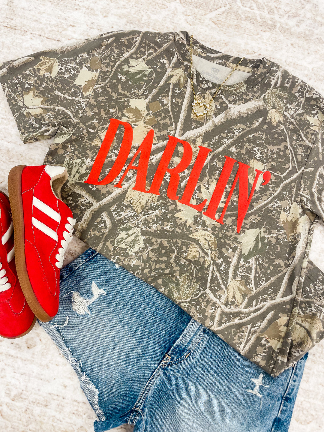 Darlin Camo Tee