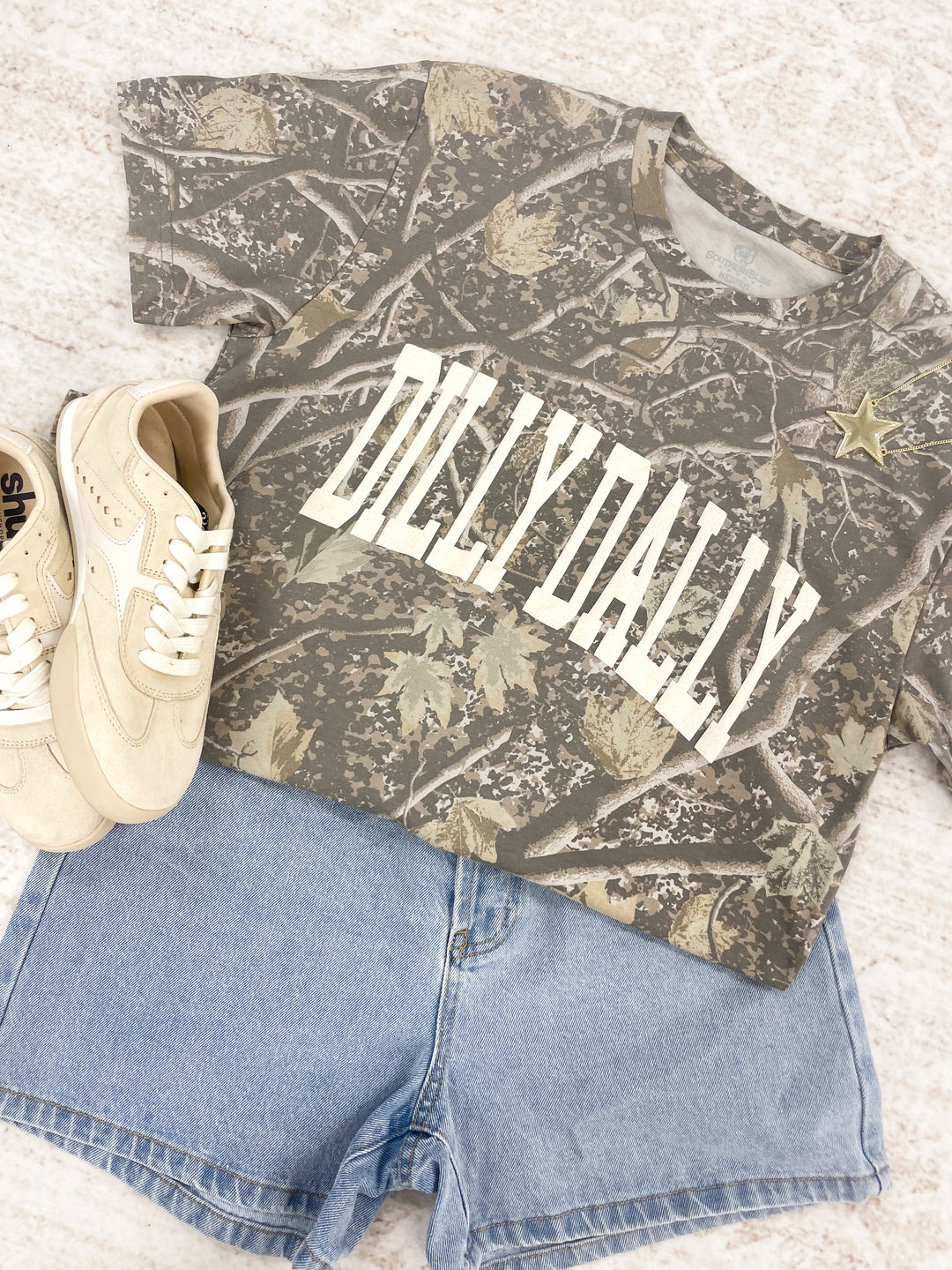 Dilly Dally Camo Tee