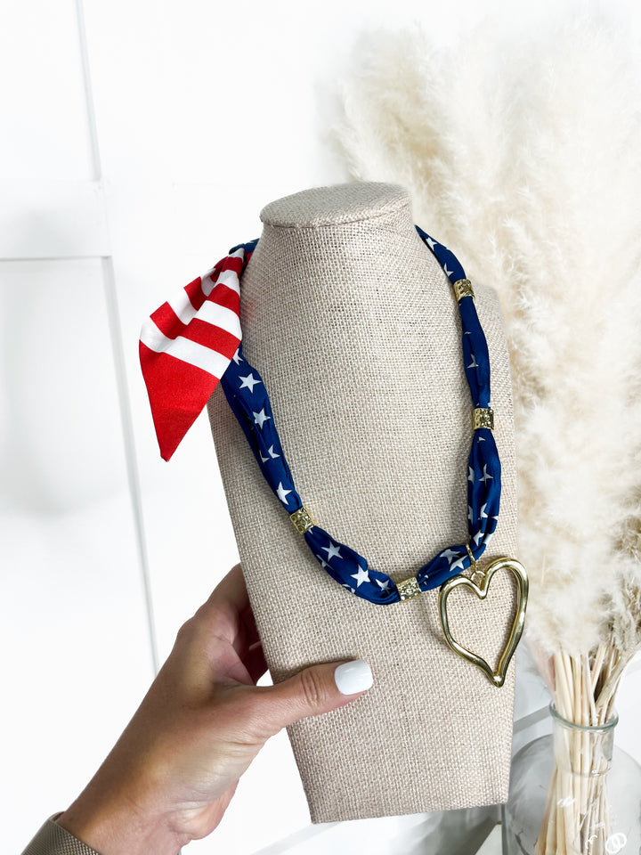 The July Scarf Necklace