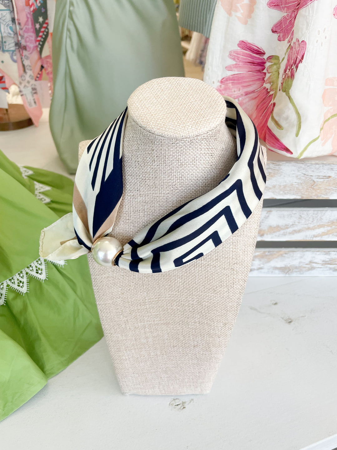 The Harbor Pearl Scarf Necklace