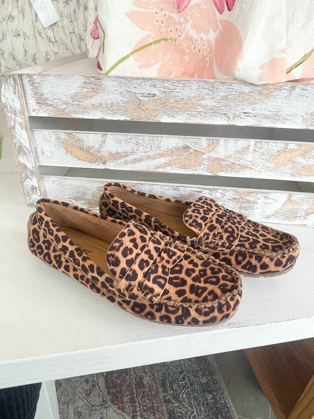Corkys Penny For Your Thoughts Loafer-Leopard