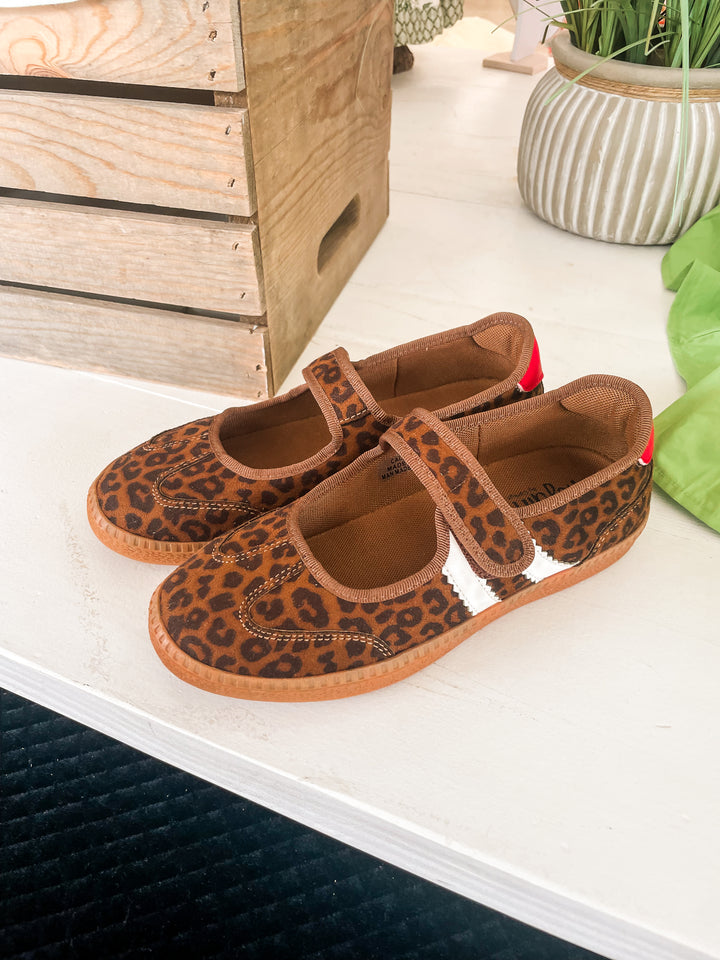 Calm Down Mary Jane Leopard Sneaker