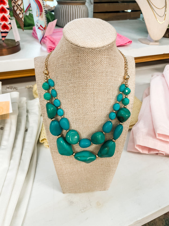 The Turquoise Coast Necklace & Earring Set