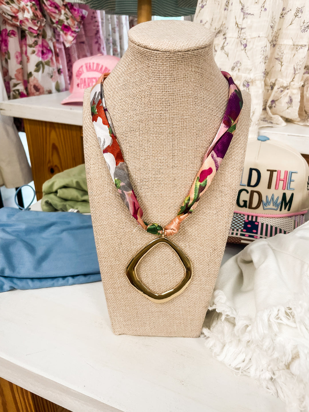 The Garden Gala Scarf Necklace