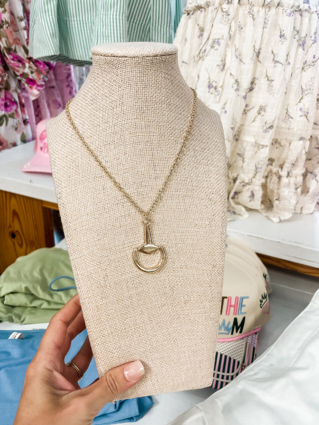 The Horse Bit Pendant Necklace