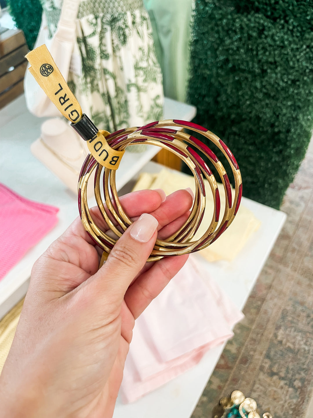 The Maroon Veda Bangles-Set of 6
