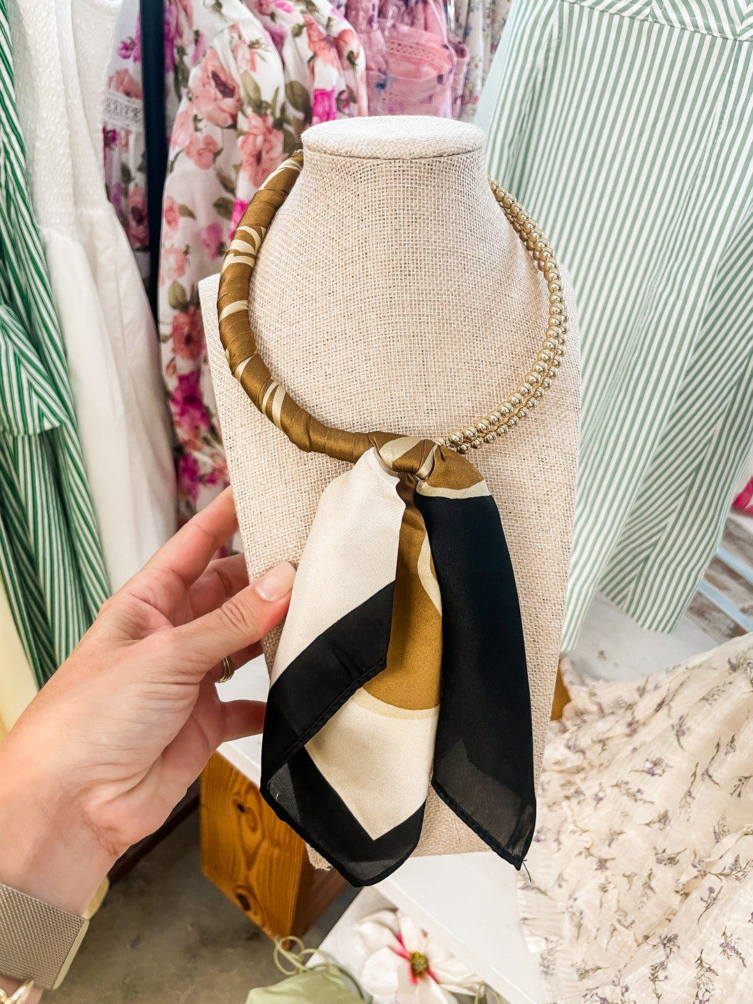 The Verona Scarf Necklace