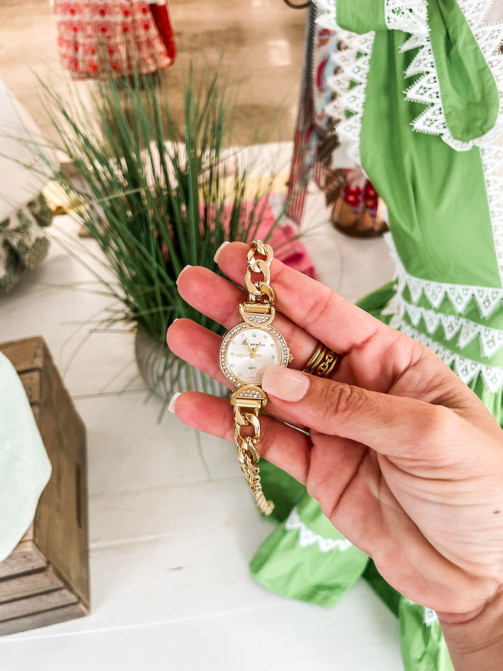 The Kensington Chain Link Bracelet Watch