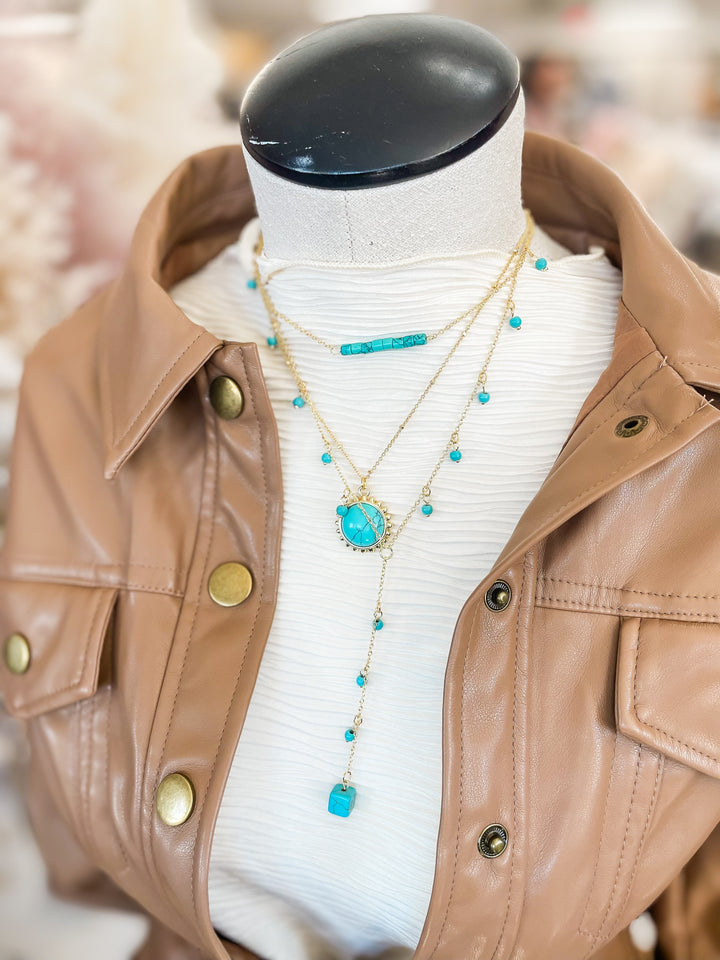 Turquoise Harmony Layered Necklace