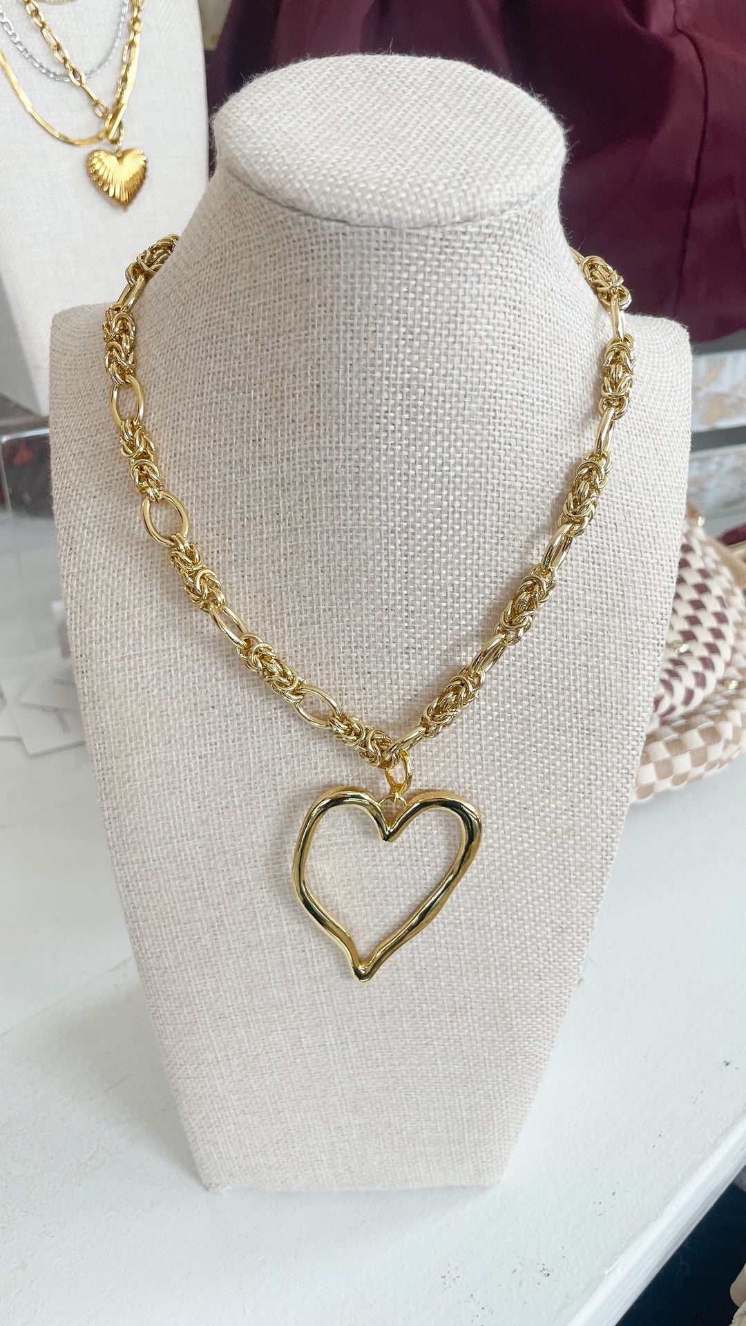 The Sienna Heart Charm Necklace