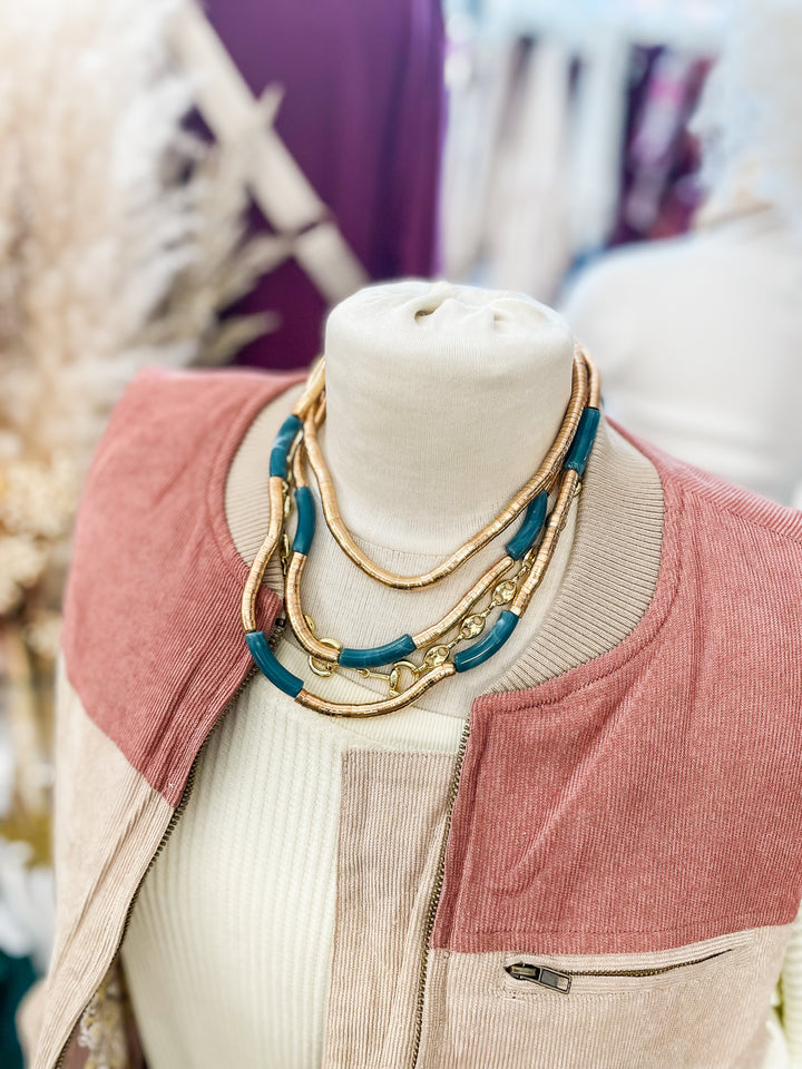 Imperial Blue Layered Necklace