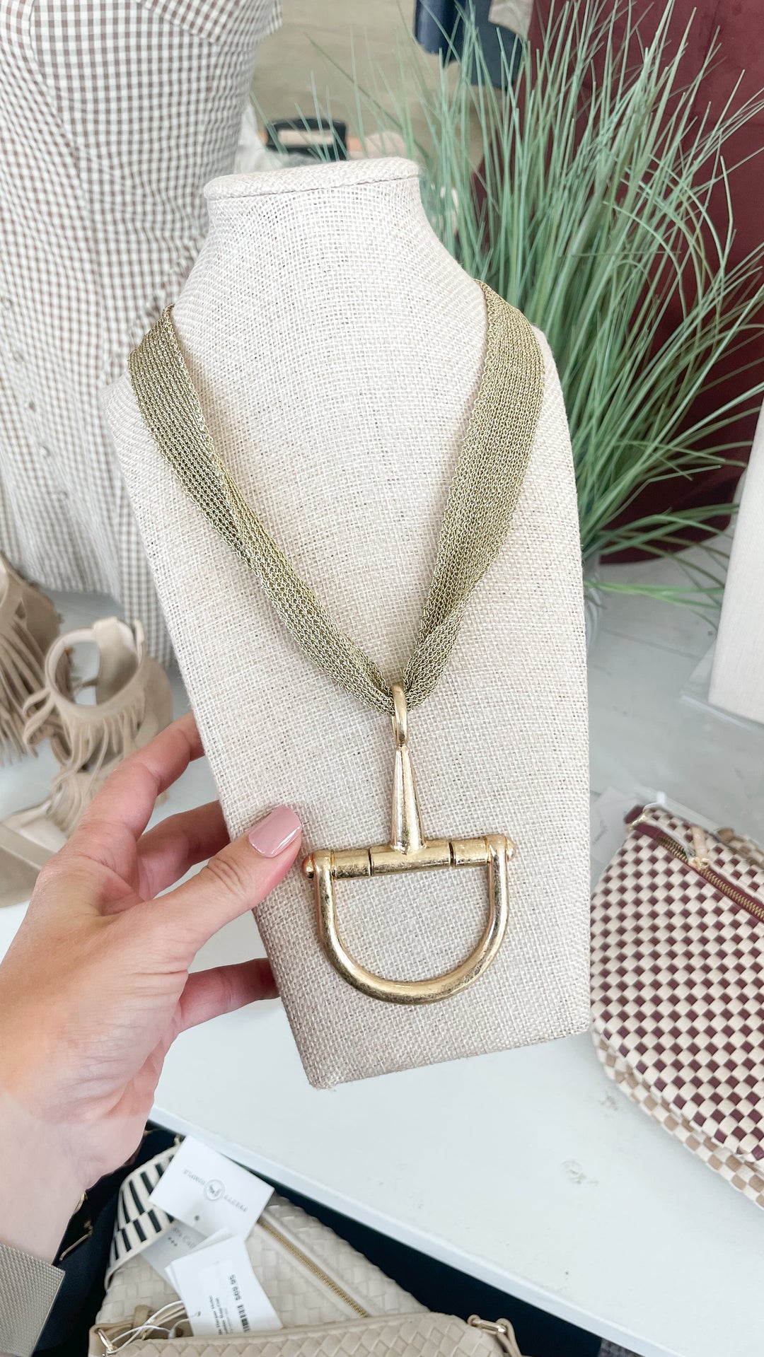 The Gilded Bit Necklace