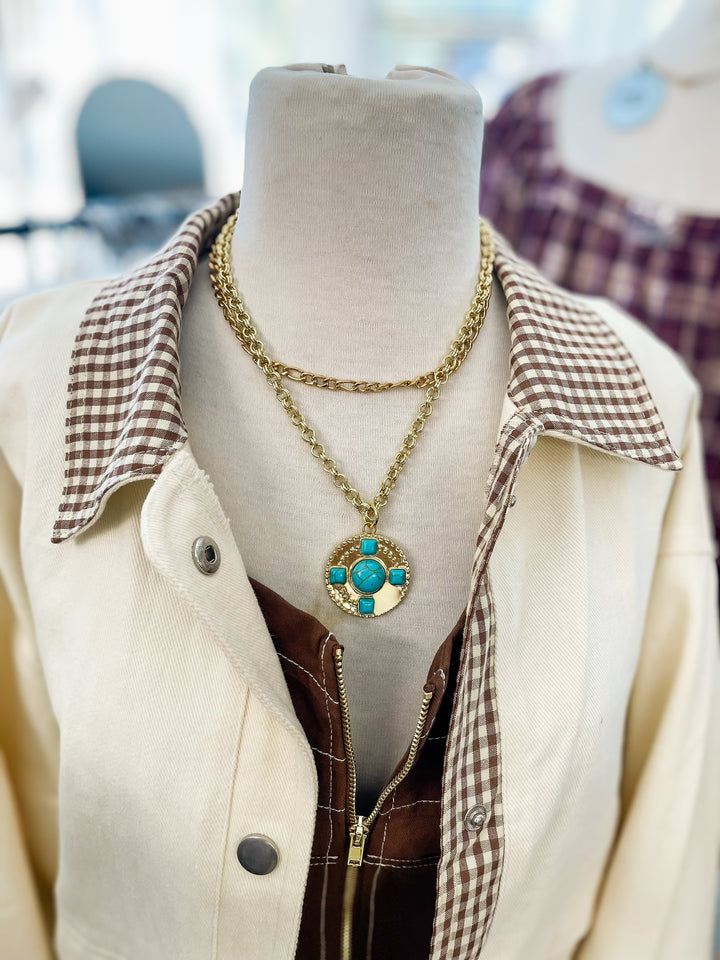 Azure Pendant Necklace