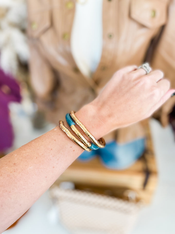Imperial Blue Stretch Bracelet Set