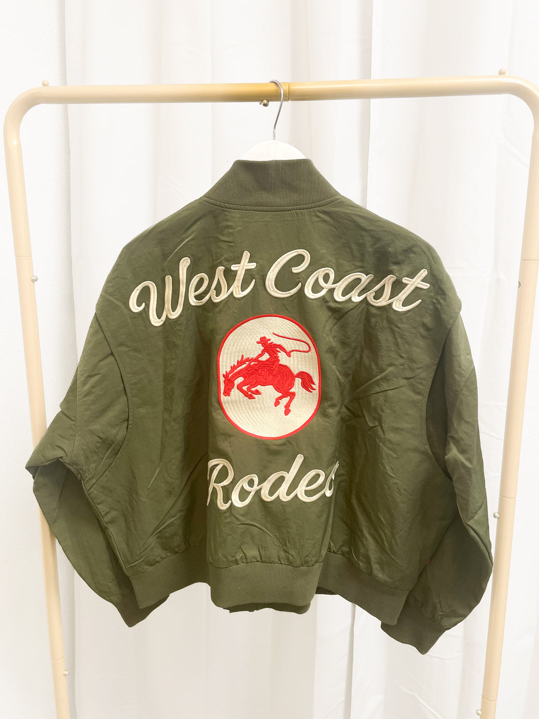 West League Bomber Jacket-Army Green