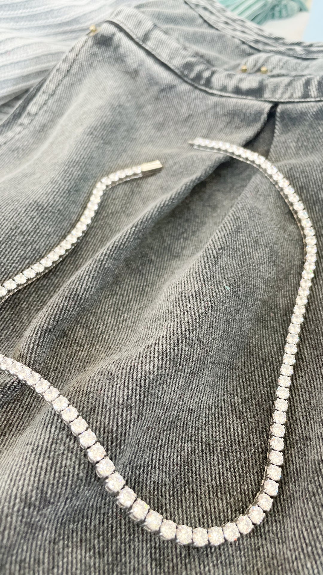 Kensington Luxe Tennis Necklace-18in