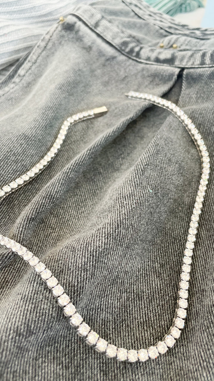 Kensington Luxe Tennis Necklace-18in