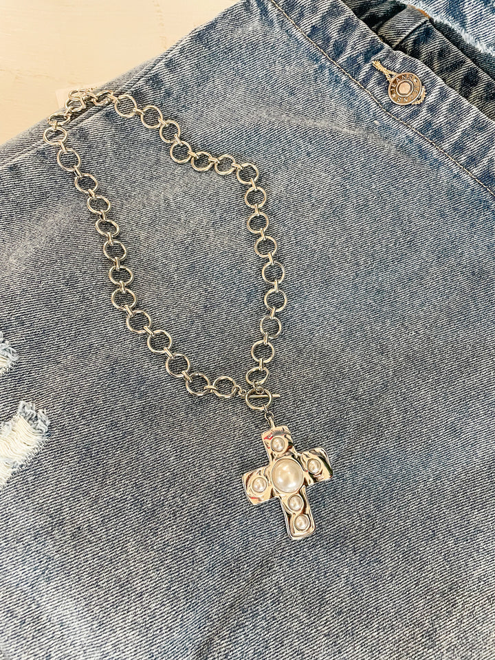 Harper Necklace-Silver