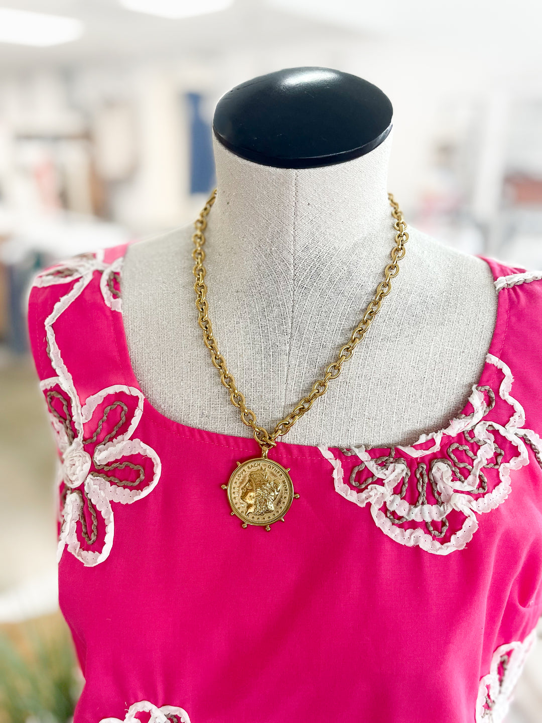 Gold Coin Necklace