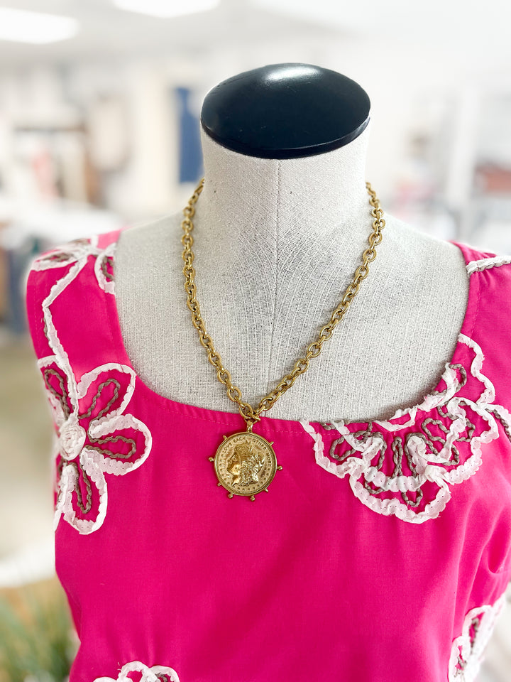 Gold Coin Necklace