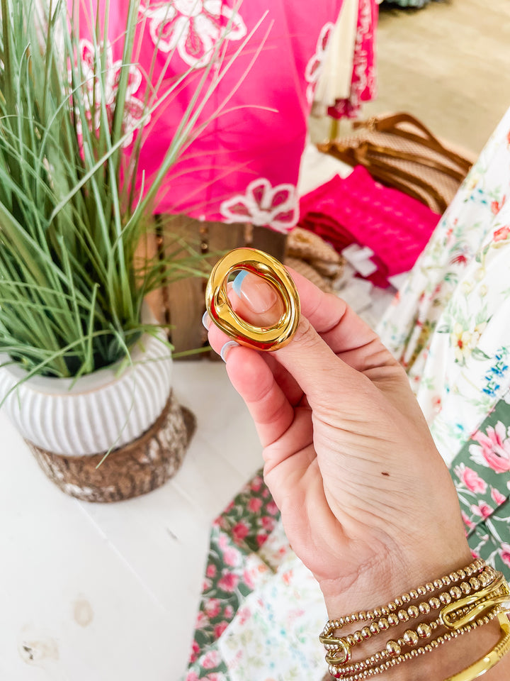 The Halo Ring-Gold