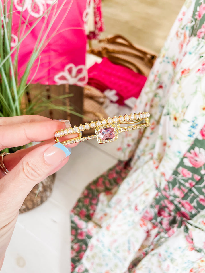 Pink Pearl Mirage Cuff