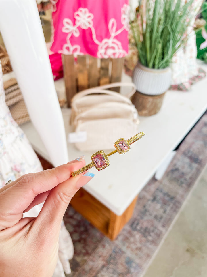 Pink Spark Cuff