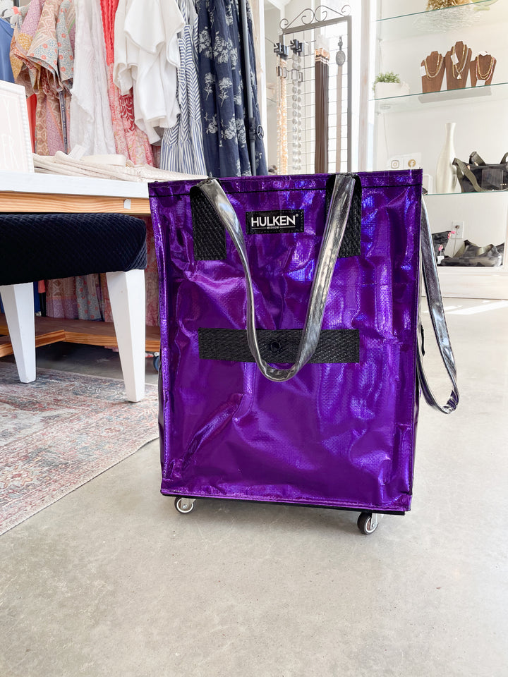 Hulken® Medium Signature Rolling Tote Bag-Ultraviolet