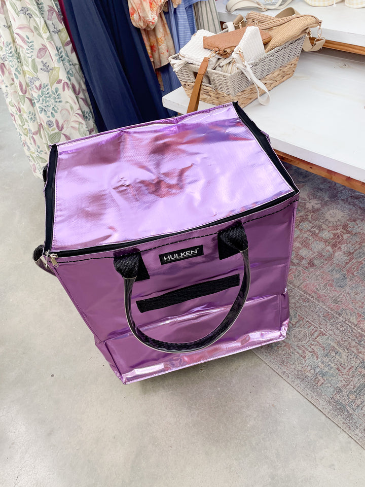 Hulken® Medium Signature Rolling Tote Bag-Lilac
